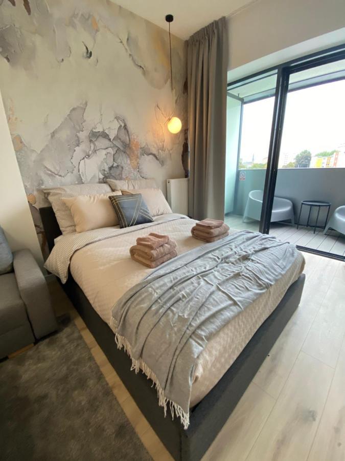 Apartamenty Hanza Tower Gold Štetín Exteriér fotografie